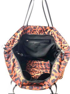 Large Puffer Nylon Tote