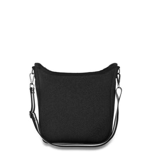 Black & White Stripe Neoprene Crossbody