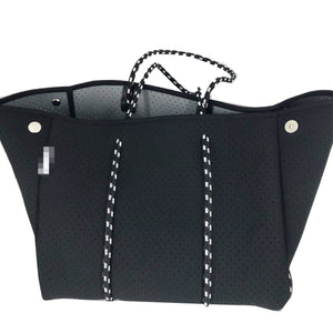 Black Neoprene Tote