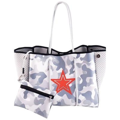 Camo with Star Neoprene Tote