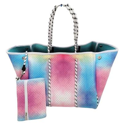 Multi Tie Dye Neoprene Tote