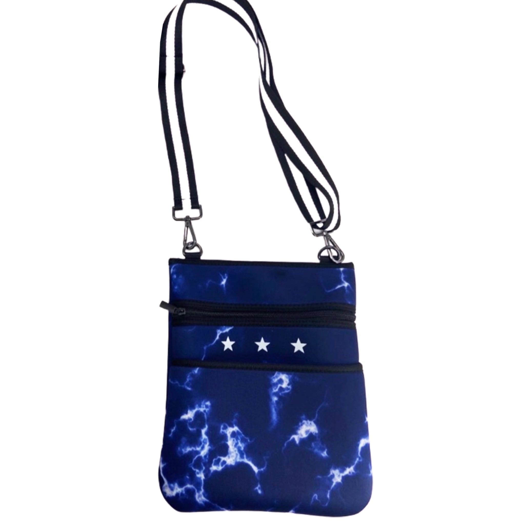 Blue Tie Dye Crossbody